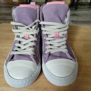 A.S.98 Purple High-Top Sneakers 37